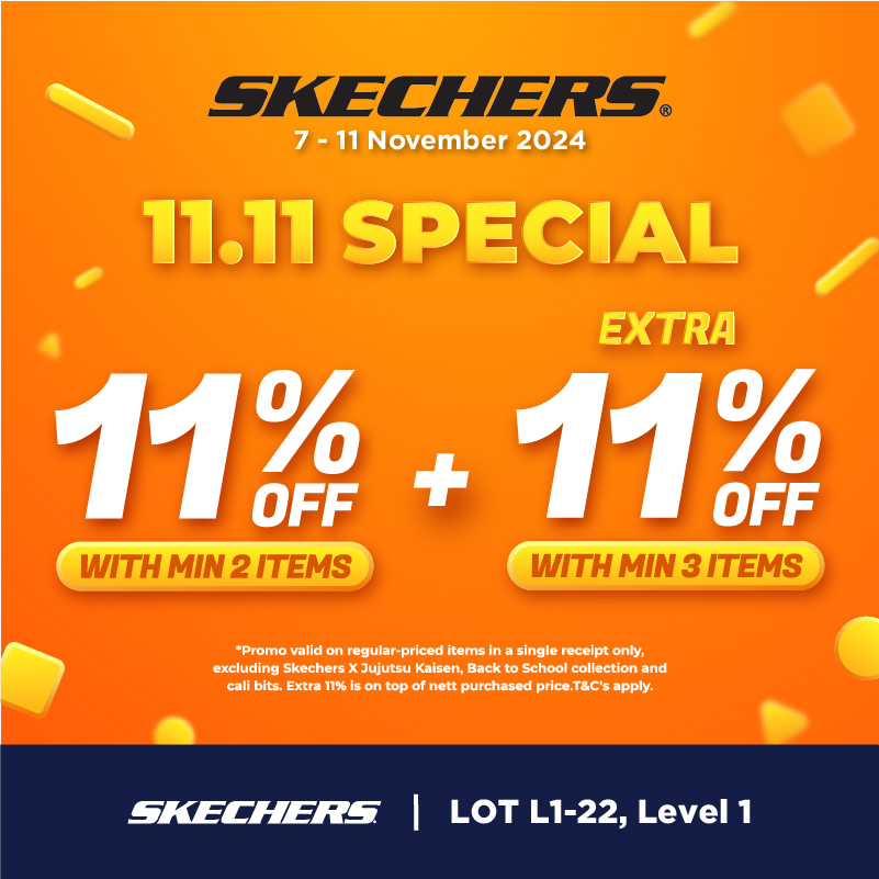 Skechers 11.11 Special Toppen Shopping Centre